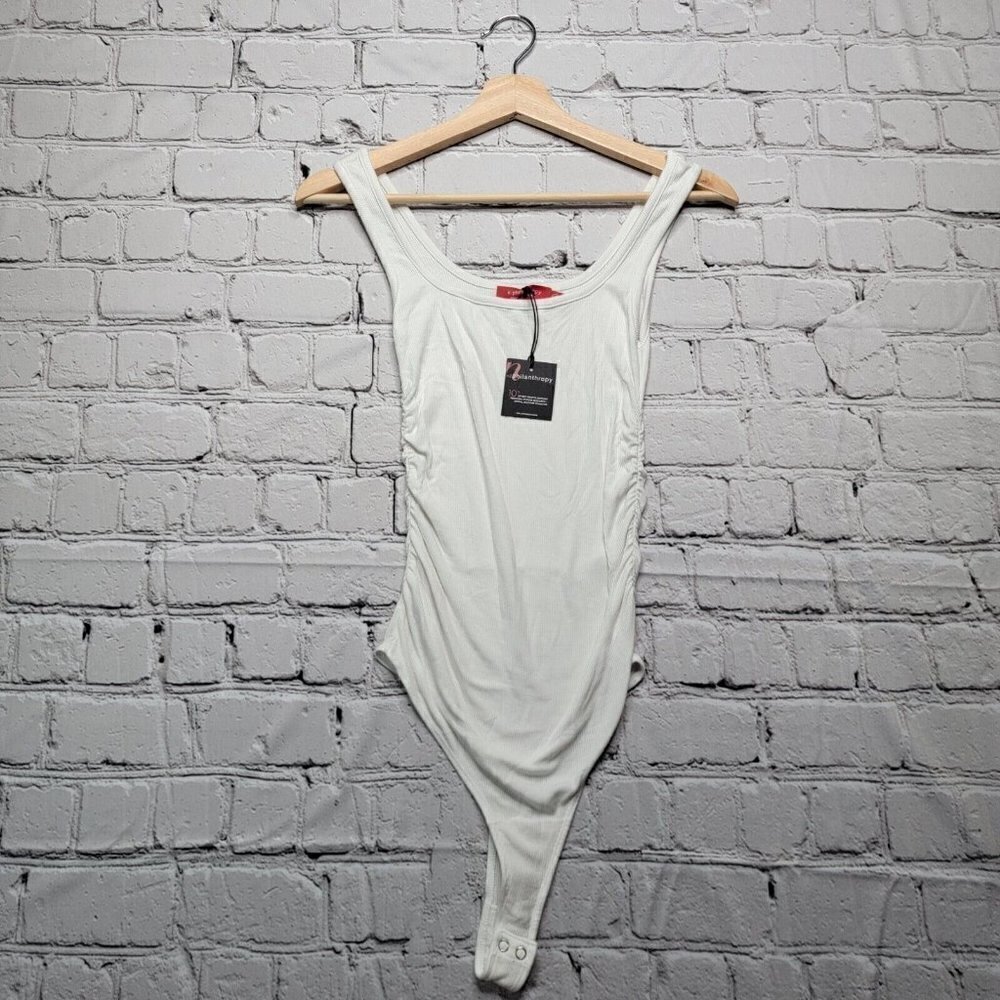 n:philanthropy Prince Bodysuit In White NWT Size S